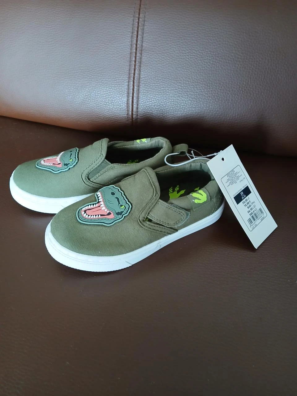 jongens dinosaurus stof schoenen 26 – photo 4